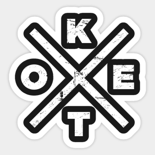 Vintage KETO Design Sticker